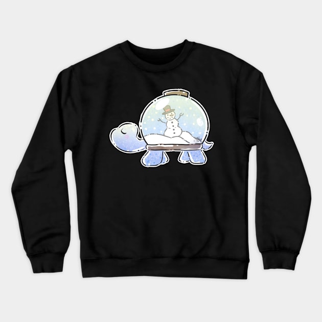 Terrarium Turtle - Snow Globe Crewneck Sweatshirt by Its_MynnuB